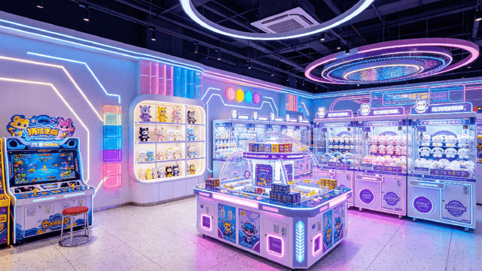 Case study of large game console animation hall