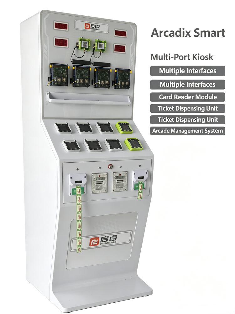 Smart Card Reader Ticket Dispenser Machine