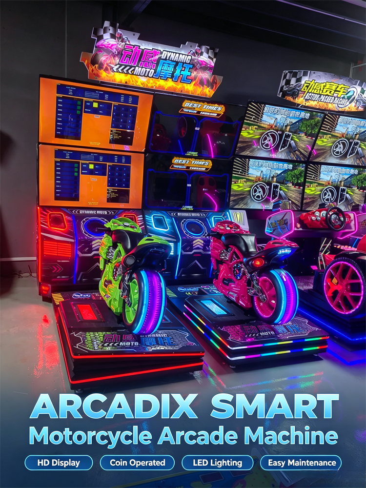 Simulation Motorcycle Series Arcade Machine