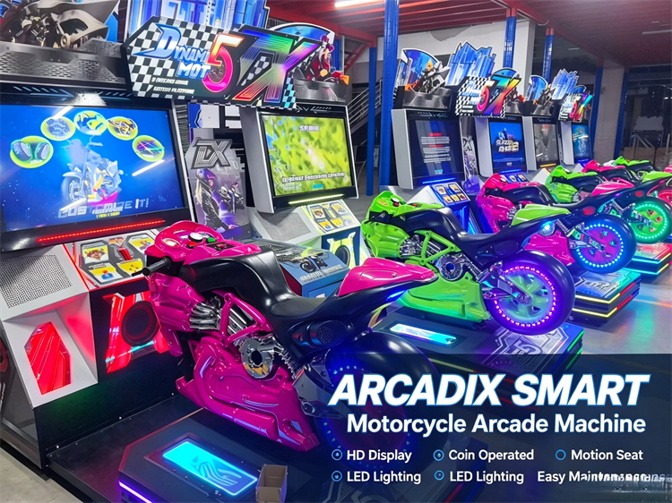 Simulation Motorcycle Series Arcade Machine