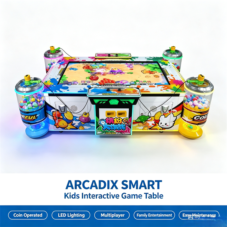 Flat‑Screen HD Fish‑Hunting Redemption Arcade Machine
